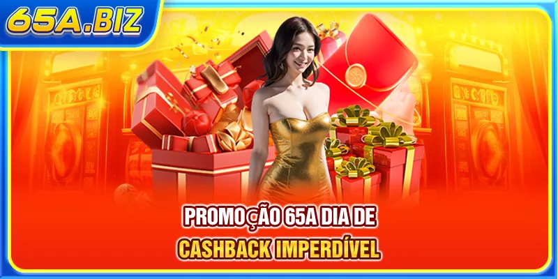 Promoção 65A dia de cashback imperdível